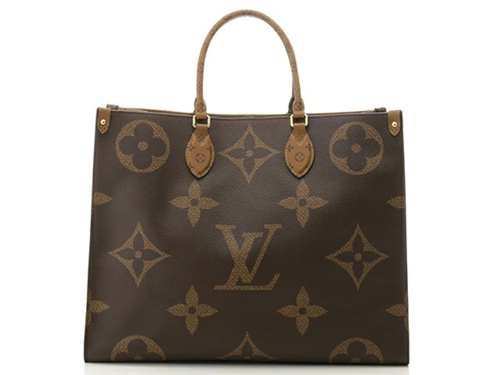 Louis Vuitton On Shoulder Giant The Go Monogram Bag Brown